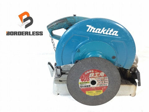 ☆中古品☆makita マキタ 100V 355mm 高速切断機 LW1401 高速カッター ライトカッター 砥石切断機 鉄工用 押切り機117283