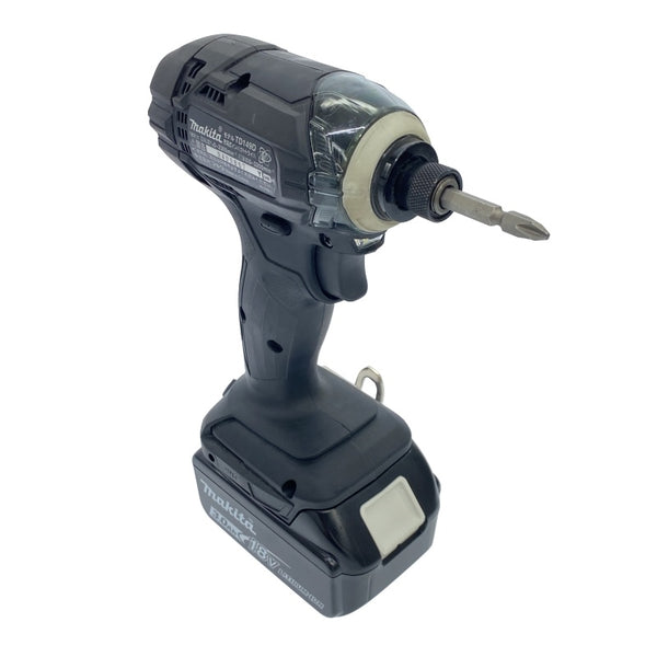 ☆美品☆makita マキタ 18V 充電式インパクトドライバー TD149D 黒/ブラック バッテリ1個(3.0Ah) 充電器 ケース付 コードレス118452 - 5