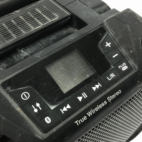 ☆中古品☆makita マキタ 10.8V～18V 充電式スピーカー MR203 本体のみ 黒/ブラック Bluetooth 現場スピーカー アウトドア 音楽 ♪128237 - 8