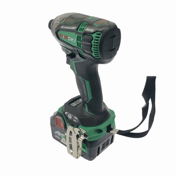 ☆美品☆HiKOKI ハイコーキ 18V コードレスインパクトドライバ WH18DDL2 2LXPK ( L ) バッテリー2個(BSL36A18) 充電器 ケース付116893 - 7