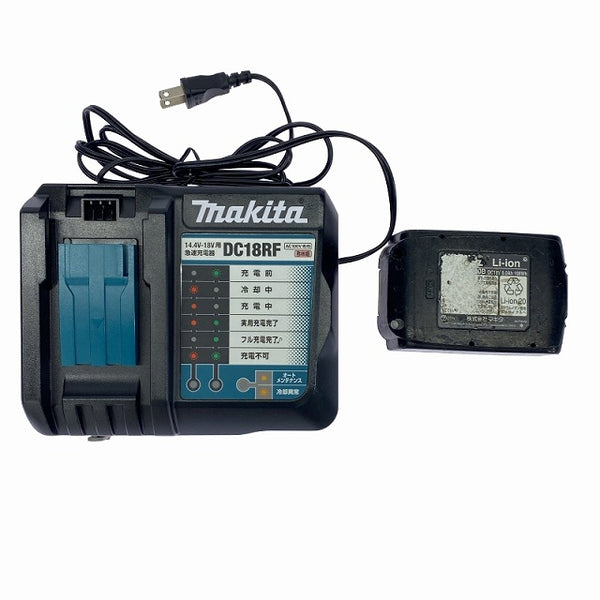 ☆比較的綺麗☆makita マキタ 18V 充電式インパクトドライバ TD173DRGX 青/ブルー バッテリー2個(18V 6.0Ah) 充電器 ケース付 - 10