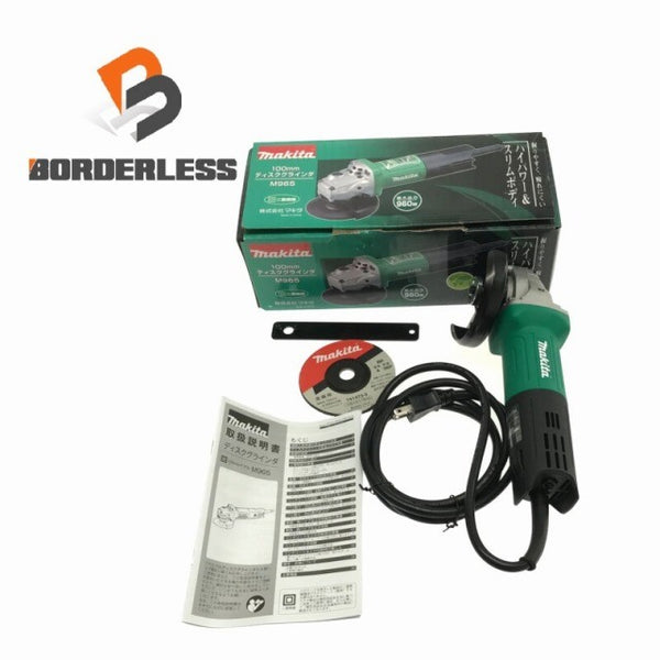 ☆未使用品☆makita マキタ 100V 100mm ディスクグラインダー M965 コード式 ディスクサンダー 研磨機 研削 切断 DIY/日曜大工137640 - 1