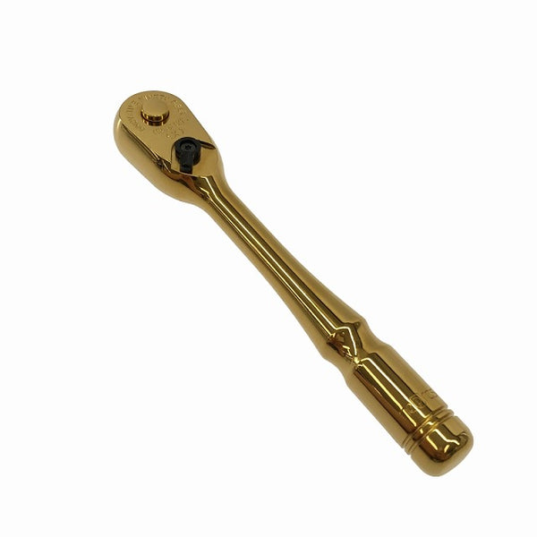 ☆未使用☆nepros ネプロス ラチェットハンドル NBR290GL 限定シリーズ 90ギア 6.3sq 金色 iPゴールド ラチェットレンチ - 3
