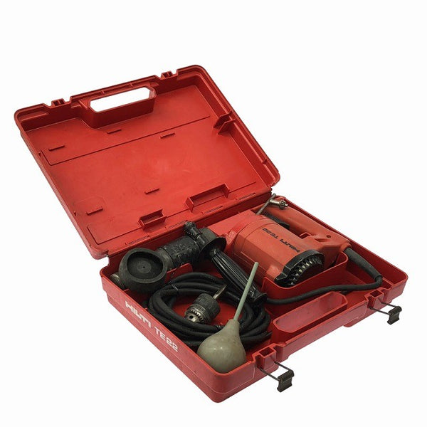 ☆中古品☆HILTI ヒルティ 100V ハンマードリル TE22 ストレートチャック＋ケース付 SDSプラス コード式 ハンマドリル 穴あけ128611 - 2