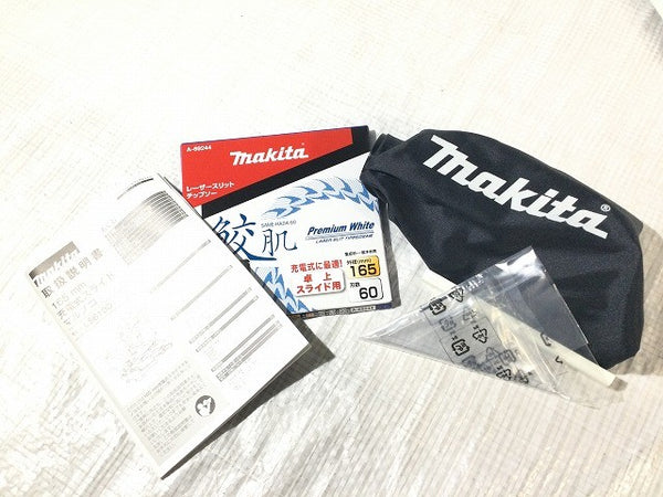 ☆未使用品☆makita マキタ 18V 165mm 充電式スライドマルノコ LS610DZ 本体のみ 切断 木材加工 木工 電動工具 コードレス124770 - 10