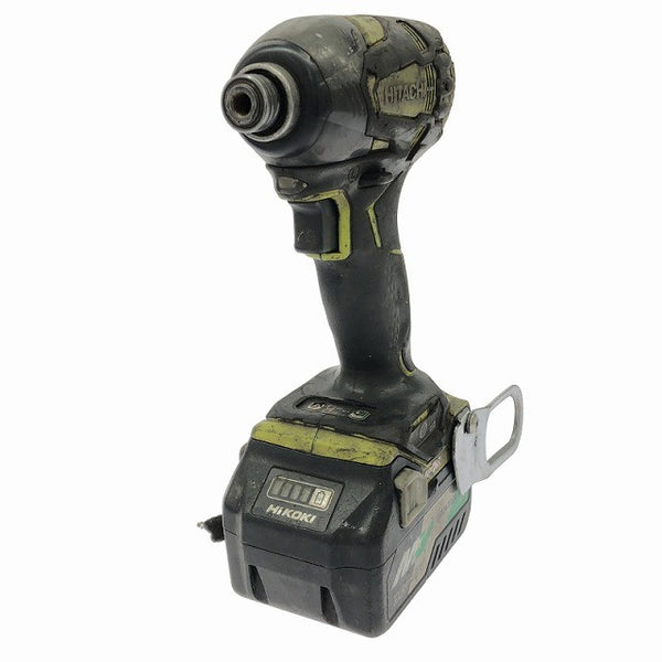 ☆中古品☆ HITACHI 日立工機 18V コードレスインパクトドライバー WH18DDL2 本体+マルチボルトバッテリー1個(2.5Ah)充電器+ケース129702 - 4