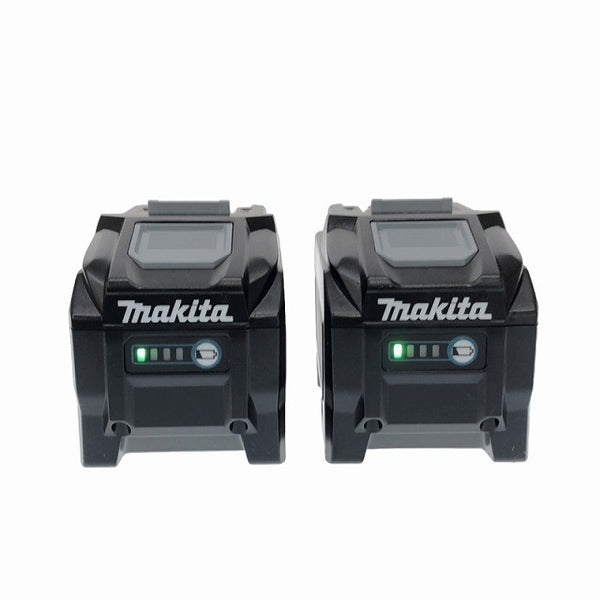 ☆未使用2個セット☆ makita マキタ 40Vmax 5.0Ah 純正リチウムイオンバッテリー BL4050F LITHIUM-ION 急速 残量表示 電池 蓄電117963 - 6