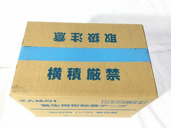 ☆未使用☆KAMOI カモ井加工紙 養生用布粘着テープ NO.6708 25mm×25m 60巻入 ソラ無包装 水色 カモ井加工紙株式会社117146 - 9