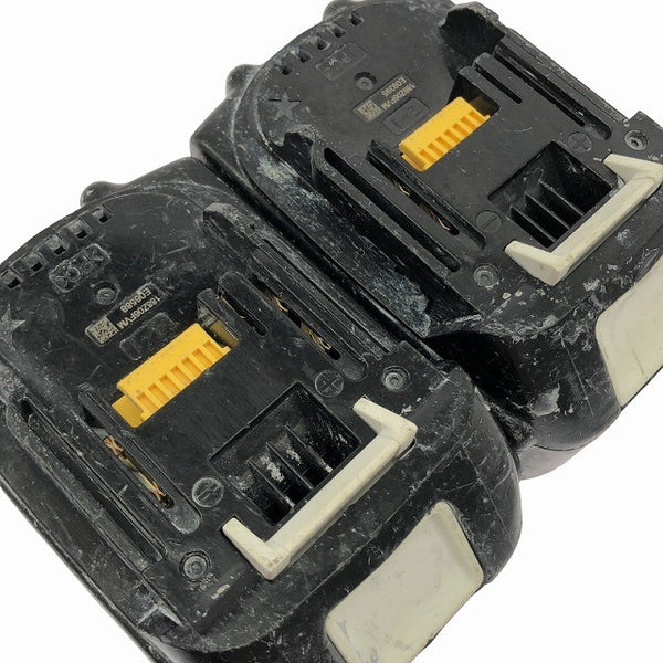 ☆中古品2点セット☆makita マキタ 18V 3.0Ah 純正 リチウムイオンバッテリー BL1830B 残量表示付 リチウムイオン電池 蓄電池134880 - 9