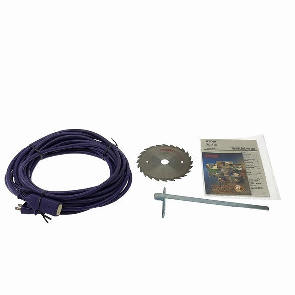 ☆中古美品☆RYOBI リョービ 100V 丸ノコ MW-46 本体+パーツ+延長コード+ケース 切断機 マルノコ/丸のこ/丸鋸 116009116009 - 10