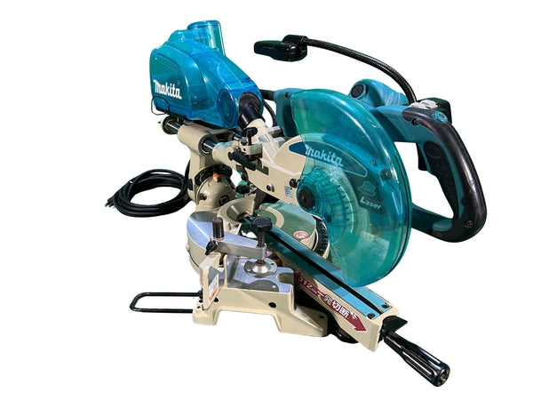 ☆中古品☆makita マキタ 100V 216mm スライドマルノコ LS0814FL レーザー・ライト付 スライド丸のこ スライド丸ノコ 切断機131692 - 2