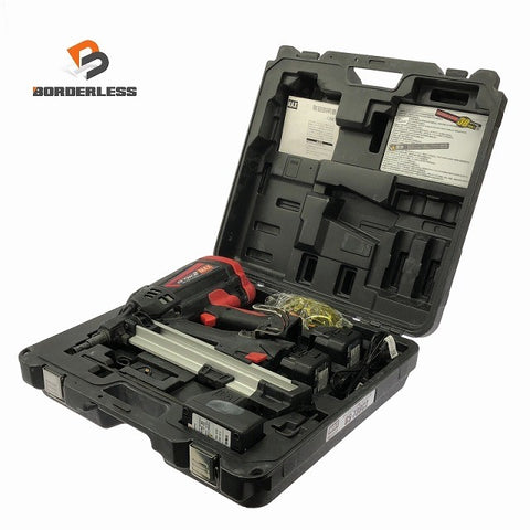 ☆比較的綺麗☆MAX マックス 38mm ガスネイラ GS-738C2 バッテリー2個+充電器+ケース ガス式鋲打ち機 ガス式鋲打機122505