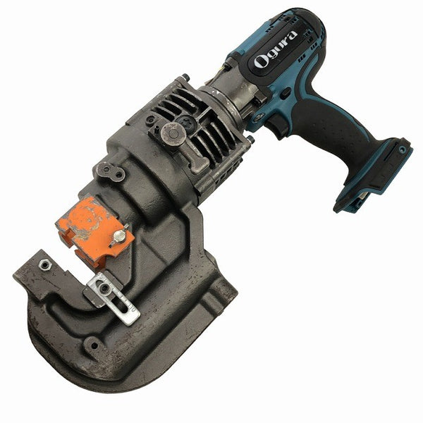 ☆中古品☆ OGURA オグラ 18V コードレスパンチャー N209WDS 本体+パーツ+ケース 切断 鉄工 充電式 油圧式パンチャー134780 - 4