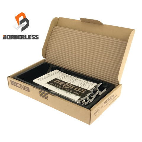 ☆未使用品☆nepros ネプロス アングルヘッドスパナセット NTS306 6本組 京都機械工具 KTC119798