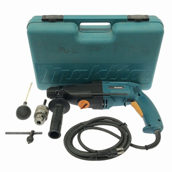 ☆中古品☆makita マキタ 100V 24mm ハンマドリル HR2410 ケース付 SDSプラス コード式 ハンマードリル 穴あけ 穿孔135555 - 3