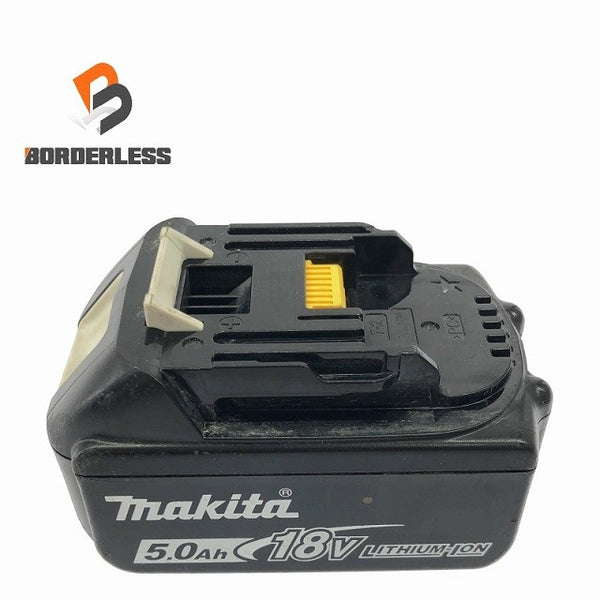 ☆中古品☆makita マキタ 18V 5.0Ah 純正 リチウムイオンバッテリー BL1850B 残量表示付 リチウムイオン電池 蓄電池 充電池114804 - 1