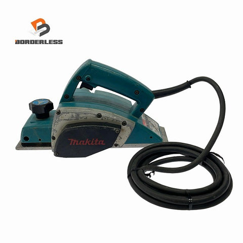 ☆中古品☆makita マキタ 100V 82mm カンナ 1900BA 電気カンナ 電動かんな コード式 DIY 木工 面取り 電動工具127218