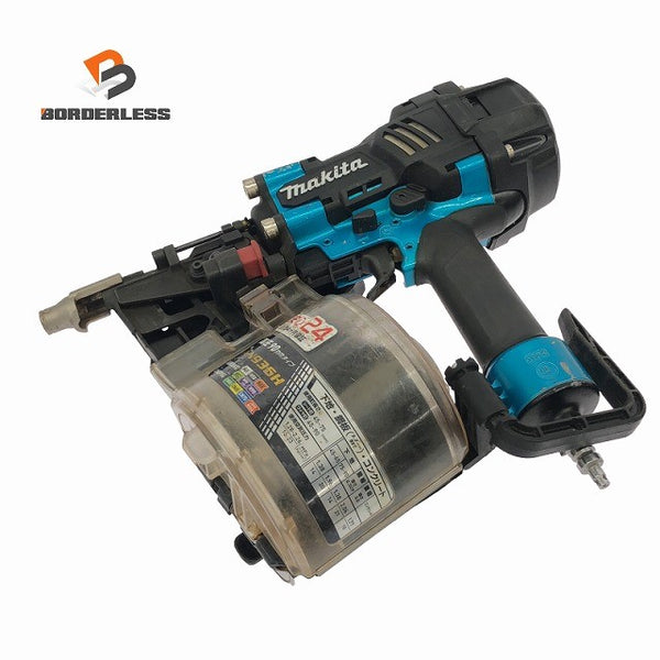 ☆中古品☆makita マキタ 90mm 高圧 エア釘打機 AN936H 青 エア釘打ち機 コイルネイラ ロール釘打機 ロール釘打ち機 エア工具135488 - 1