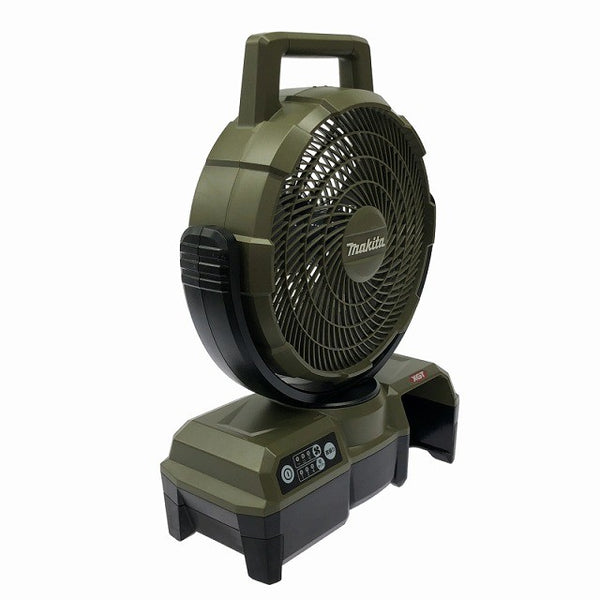 ☆比較的綺麗☆makita マキタ 40Vmax 充電式ファン CF001GZO オリーブ ACアダプタ付き コードレスファン 扇風機130608 - 2