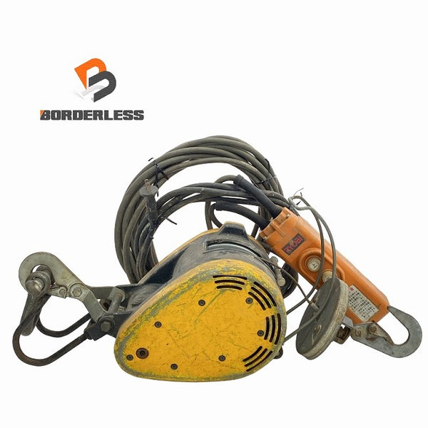 ☆中古品☆RYOBI リョービ 電動ウインチ WI-61C リモコン付 100V 荷重60kg 揚程30m 電動ウィンチ 荷揚げ機114596 - 1