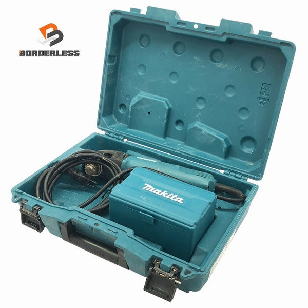 ☆中古品☆makita マキタ 100V マルチツール TM3010CT 青/ブルー 本体+パーツ+ケース カットソー マルチパワーツール136810 - 1