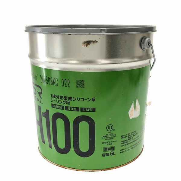 ☆未使用品☆コニシ株式会社 サンライズ 1成分形変形シリコーン系シーリング材 H100 ウォームレッド 6L 缶132986 - 2
