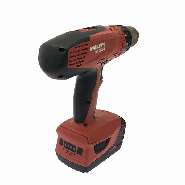 ☆中古品☆HILTI ヒルティ 21.6V 充電式ドリルドライバー SF22-A バッテリ1個(3.3Ah)付 コードレス ドライバドリル124654 - 4