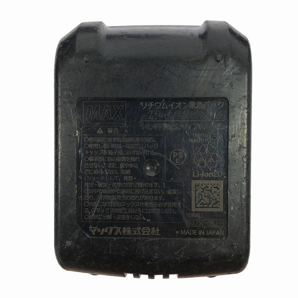 ☆中古品☆ MAX マックス 14.4V 充電式鉄筋結束機ツインタイア RB-442T-B2C/1450A バッテリー2個(5.0Ah)充電器 ケース付き128210 - 9