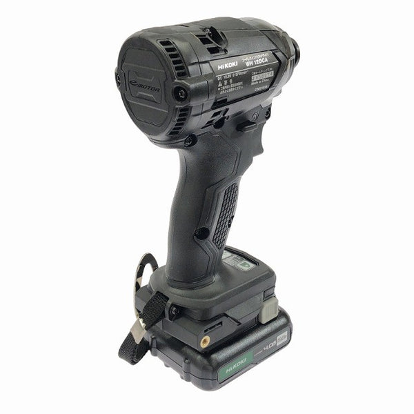 ☆未使用品☆ HIKOKI ハイコーキ 10.8V コードレスインパクトドライバー WH12DCA(2LSB)バッテリー2個(4.0Ah)充電器 ケース付127872 - 6