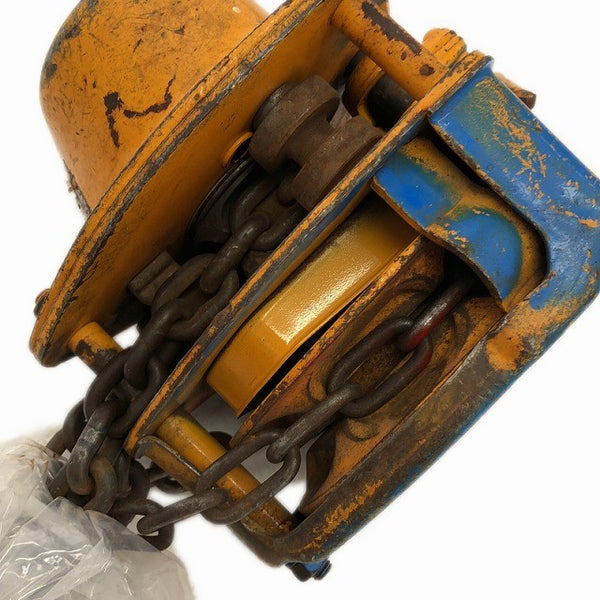 ☆中古品2個セット☆KITO キトー チェーンブロック CB010 M3形 荷重1.0ton/1ton 揚程2.5m 手動式 チェンブロック 吊り具 荷揚げ135819 - 10