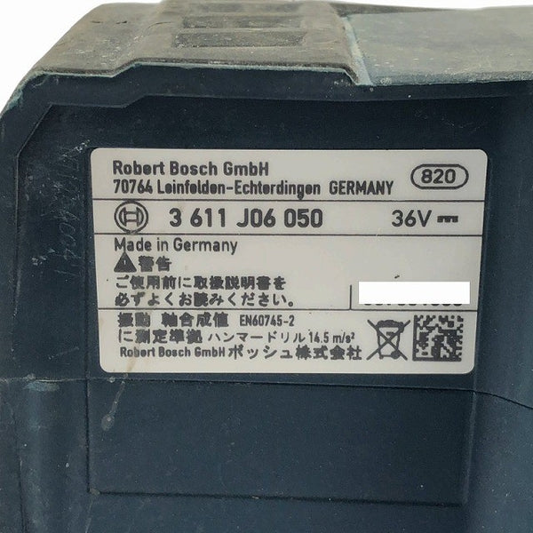 ☆比較的綺麗です☆BOSCH ボッシュ 36V バッテリーハンマードリル GBH36V-Plus バッテリー(36V 4.0Ah) 充電器付き130745 - 8