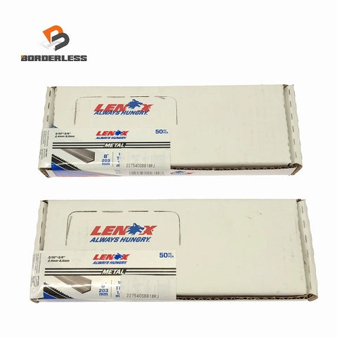 ☆未使用品50枚×2☆LENOX レノックス 203mm セーバーソーブレード 227540SB818RJ セーバソーブレード レシプロソーブレード133642