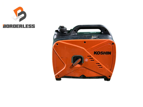☆比較的綺麗です☆KOSHIN 工進 インバーター発電機 GV-9i-AAA-2 50/60Hz 0.9kVA ガソリン エンジン発電 アウトドア キャンプ118003