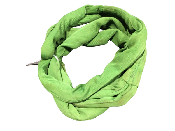 ☆中古品7本セット☆NAROC ナロック ラウンドスリング E型 緑 HE-W020 2ton 1m 2m 3m 4m 両アイタイプ ナイロンスリング 玉掛け129467 - 7