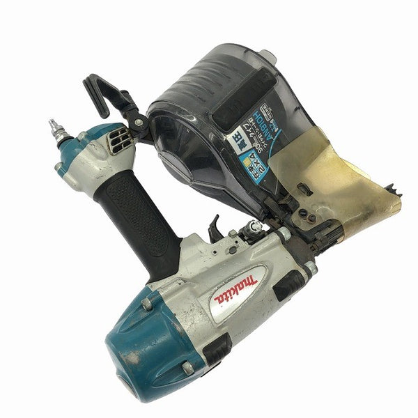 ☆中古品☆makita マキタ 90mm 高圧ロール釘打機 AN910H エアツール 大工道具 内装業114974 - 4