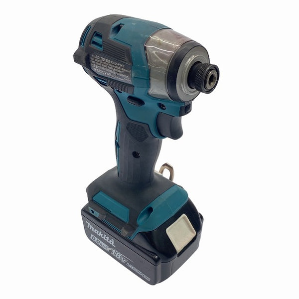 ☆美品☆ makita マキタ 18V 充電式インパクトドライバ TD173D 青/ブルー バッテリ1個(18V 6.0Ah)付き ※コメント必読 - 3