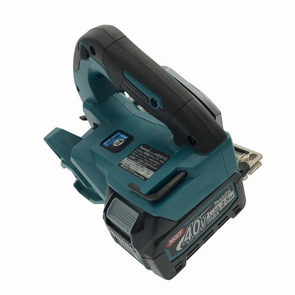 ☆未使用☆makita マキタ 125mm 40Vmax 充電式マルノコ HS007G バッテリ1個(BL4025) 刃 ケース(別売り)付き ※コメント必読120941 - 7