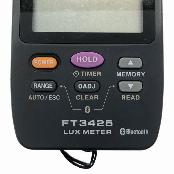 ☆美品☆HIOKI 日置電機 照度計 FT3425 ケース付 Bluetooth LUX METER ルクスメーター ルクス計 デジタル式117435 - 8