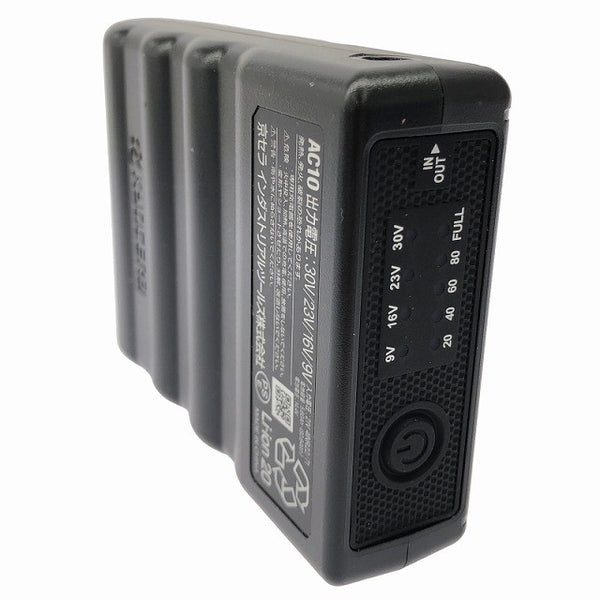 ☆未使用品☆BURTLE バートル 30V エアークラフト専用バッテリー AC10 暑さ対策 熱中症対策132588 - 4