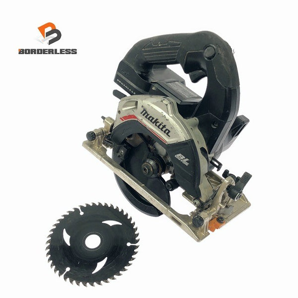 ☆中古品☆makita マキタ 18V 125mm 充電式マルノコ HS474D 黒 本体のみ コードレス 丸ノコ 丸のこ 丸鋸 木工用 切断機133383 - 1