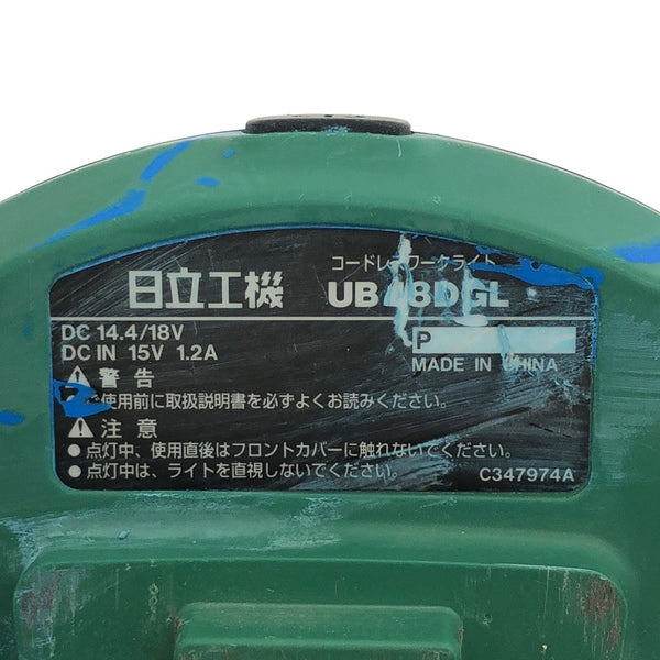 ☆中古品☆HITACHI 日立工機 14.4V/18V コードレスワークライト UB18DGL マルチボルトバッテリー1個(36V2.5Ah)付 投光器118321 - 7
