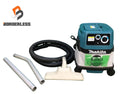 ☆中古品☆makita マキタ 100V 8L 粉じん専用 集じん機 484 ホース＋パイプ＋ノズル付 コード式 業務用 集塵機 掃除機 クリーナー130672 - 1
