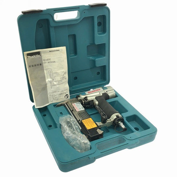 ☆美品☆makita マキタ 50mm 一般圧/常圧 仕上釘打機 AF502N フィニッシュネイラ 仕上釘打ち機 仕上げ釘打機137583 - 2