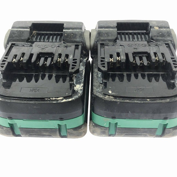 ☆中古品2点セット☆HiKOKI ハイコーキ 36V 2.5Ah 純正 マルチボルトバッテリー BSL36A18X リチウムイオンバッテリー 蓄電池122331 - 9