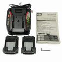 ☆中古品☆MAX マックス 14.4V 鉄筋結束機 ツインタイア RB-442T-B2C/1450A バッテリ2個(5.0Ah)充電器 ケース付 2026年製136767 - 9