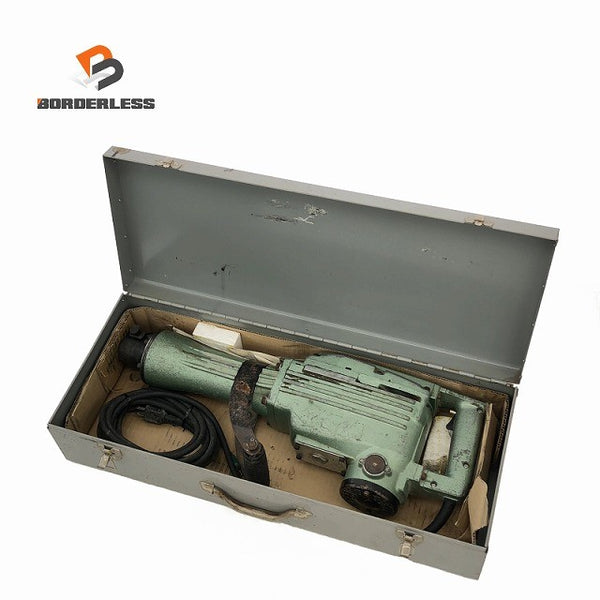 ☆中古品☆HITACHI 日立工機 100V 電動ハンマー PH-65A ケース付 六角軸 コンクリートブレーカー ハツリ機 はつり機 斫り機 破砕132554 - 1