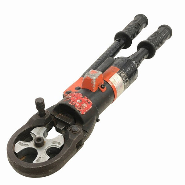 ☆中古品☆NISHIDA 西田製作所 油圧端子圧着機 NC-150DR-H ダイス4個 ケース付 手動式 油圧式 圧着工具136872 - 4
