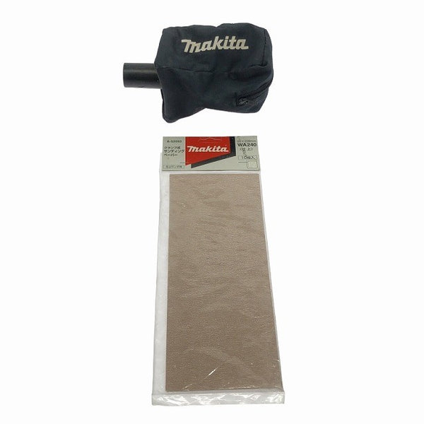 ☆中古品☆makita マキタ 100V 仕上サンダー BO3710 ダストバッグ 未使用ペーパー付 コード式 仕上げサンダー 研磨機117917 - 10