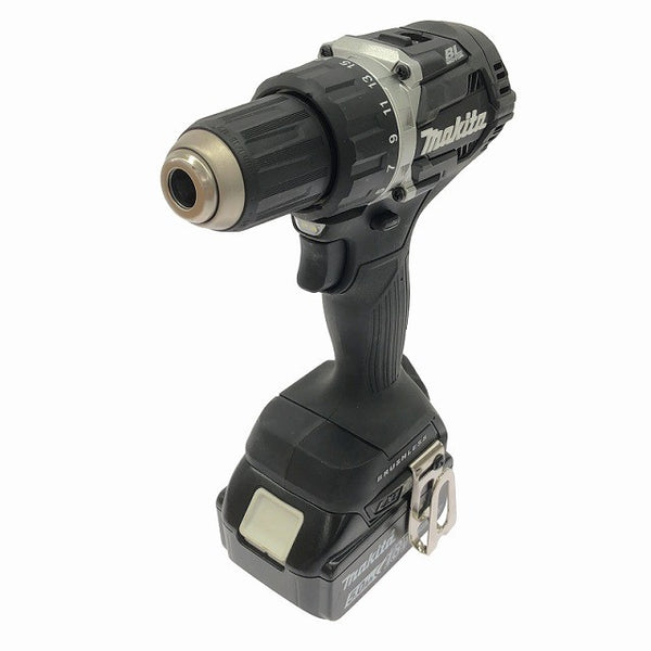 ☆美品☆makita マキタ 18V 充電式ドライバドリル DF484D 黒/ブラック バッテリー(18V 5.0Ah) 残量表示ボタン付き137706 - 2