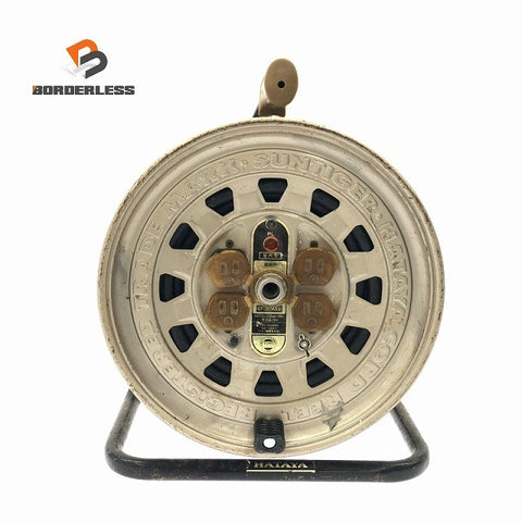 ☆中古品☆HATAYA ハタヤ 100V 30m サンタイガーリール GT-301KX 屋内用 電工ドラム コードリール 延長コード ドラムリール123124